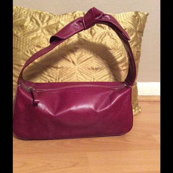 🎀AUTHENTIC🎀Kate Spade Raspberry Bow-Tie Purse