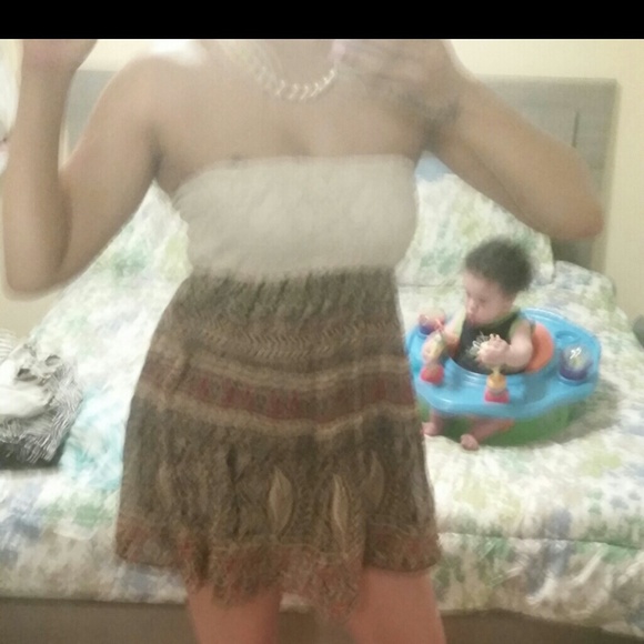 Summer time dress that may be worn as shirt