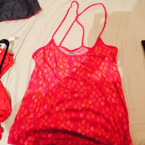 Old navy racerbaxk tank top
