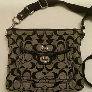 Authentic Coach black cross body (well loved - see