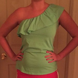 EUC one shoulder Lilly Pulitzer top