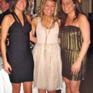 Alice and Olivia blush color dress!