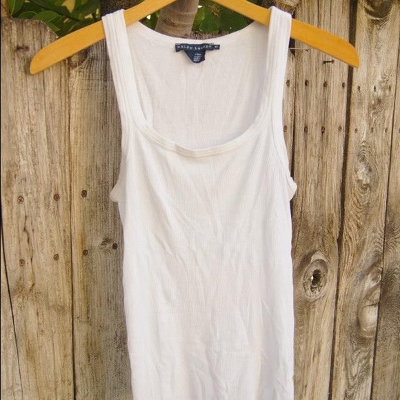 Ralph Lauren White Tank Top