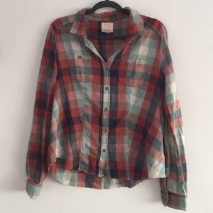 Quicksilver women flannel top