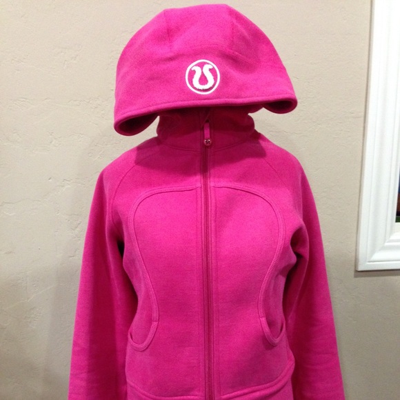 lululemon athletica Jackets & Blazers - Lululemon Scuba Hoodie Hot Pink size 6