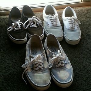 VANS BUNDLE SIZE 8.5 WOMEN SIZE 7 MEN