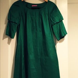 Calypso Emerald St. Barth Silk Classic Dress