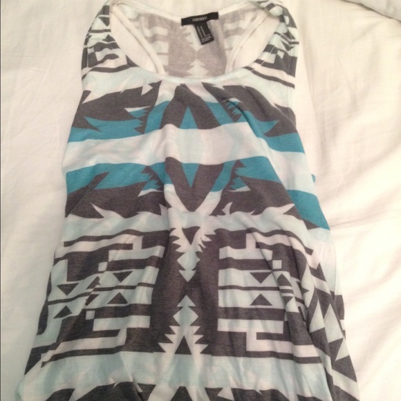 Forever 21 cute tribal flowey tank
