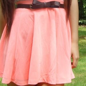 Pink Skater Skirt