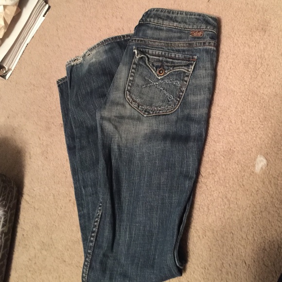 Silver jeans