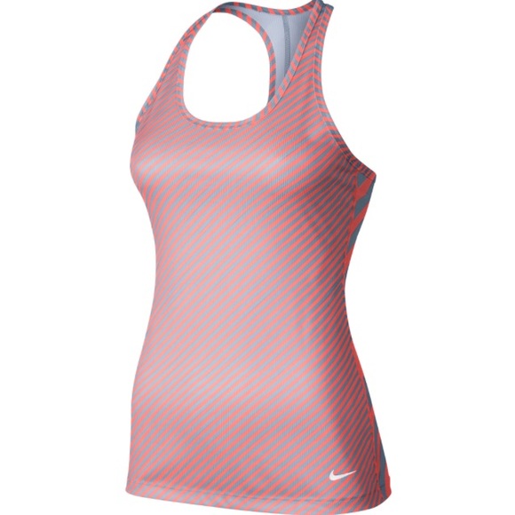 NIKE Sculpt Tank Top (Coral-orange/grey) size cd