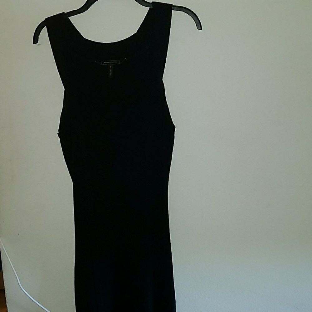 BCBG Maxazria black sleeveless dress
