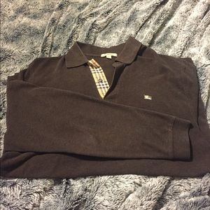 MENS - Burberry Long Sleeve Polo