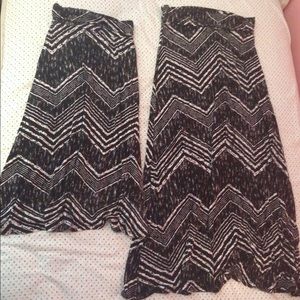 Mommy and me matching maxi skirts