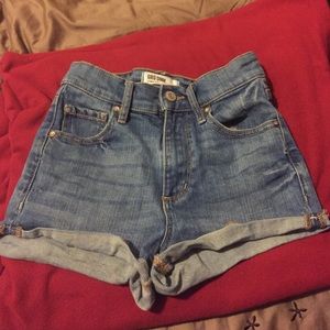 High waisted shorts