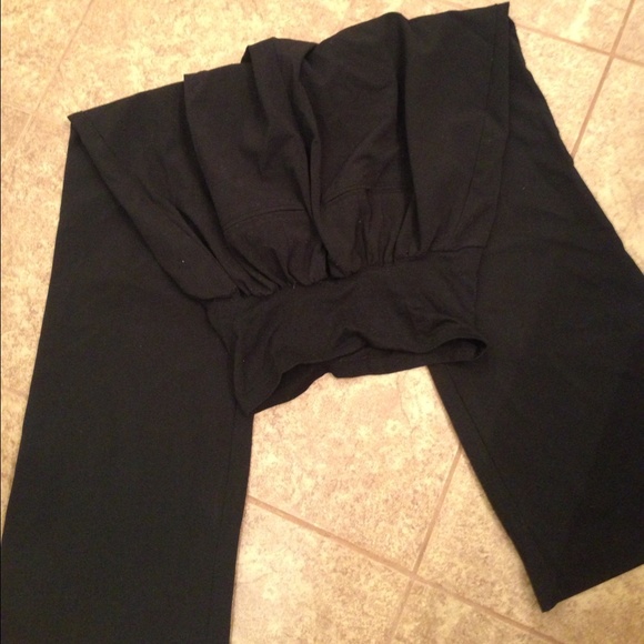 Black Maternity Work Pants