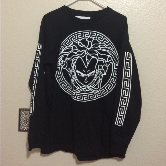 vegeta versace shirt