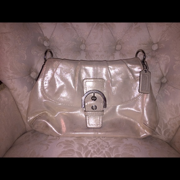 Coach Soho Gold Metallic bag