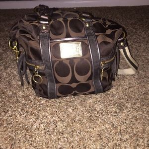 Authentic Poppy Coach Purse