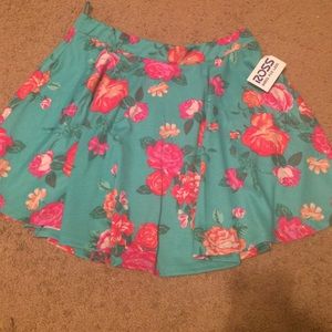 Floral skater skirt