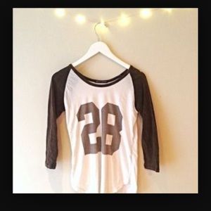 Brandy Melville baseball tee