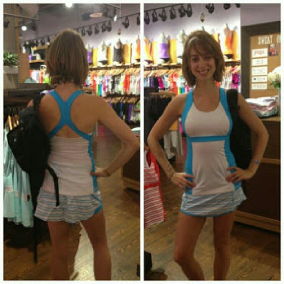 Lululemon RUN : Fast Track Tanks (2) in Spry Blue - Picture 4 of 4