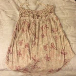 Free people strapless top