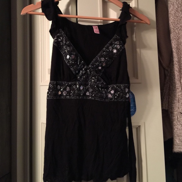 Beaded tank top