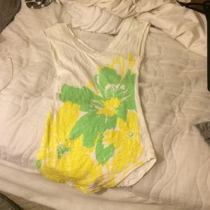 Free people flower shirt