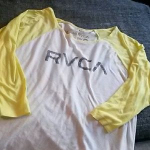 RVCA womens baseball tee