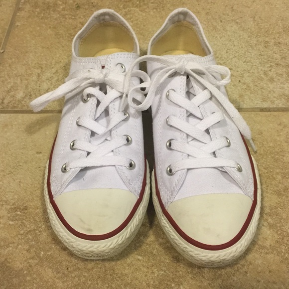 White Converse Shoes