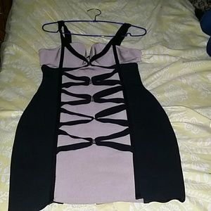 Nice party dress black and caramel