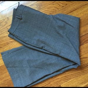 Gray pants. Unlined.