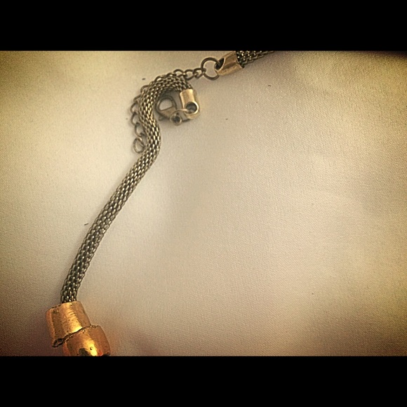 The Snake Skin Print Leather Necklace ! - Picture 3 of 4