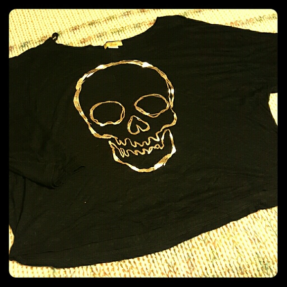 Black dolman 3/4 sleeve top