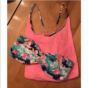Victoria's Secret Pink Tropical Tank & Bandeau