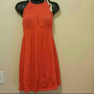 Derek  Heart orange dress