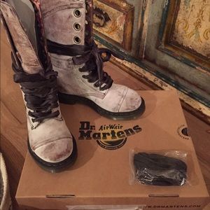 Doc Marten Tall Boots With Satin Laces