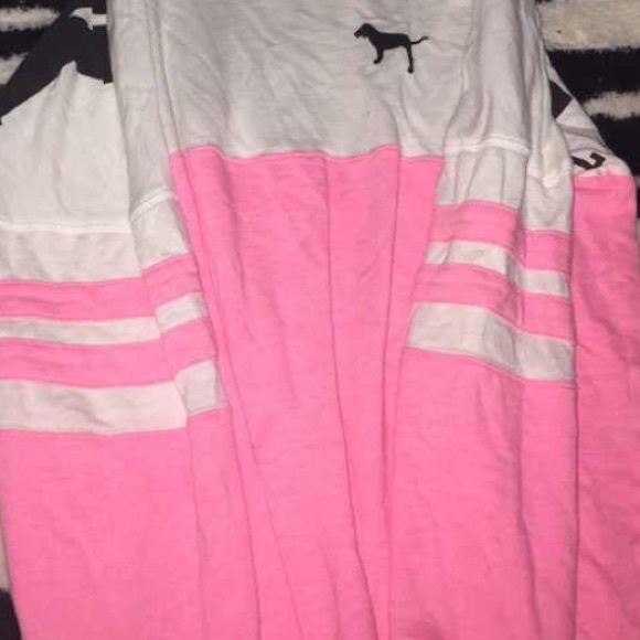 Pink pullover hoodie