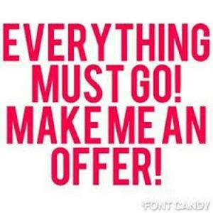 Time to clear my closet! !