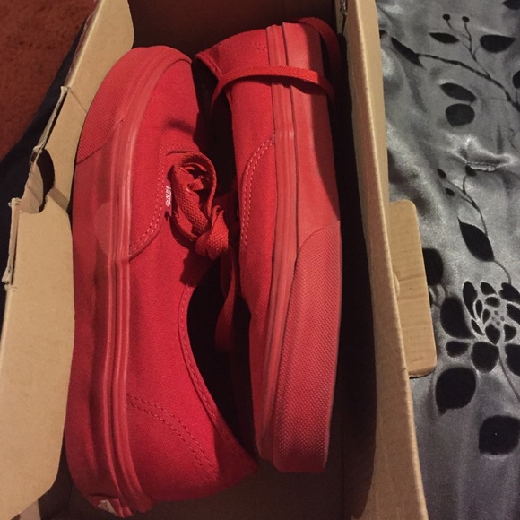 All red vans