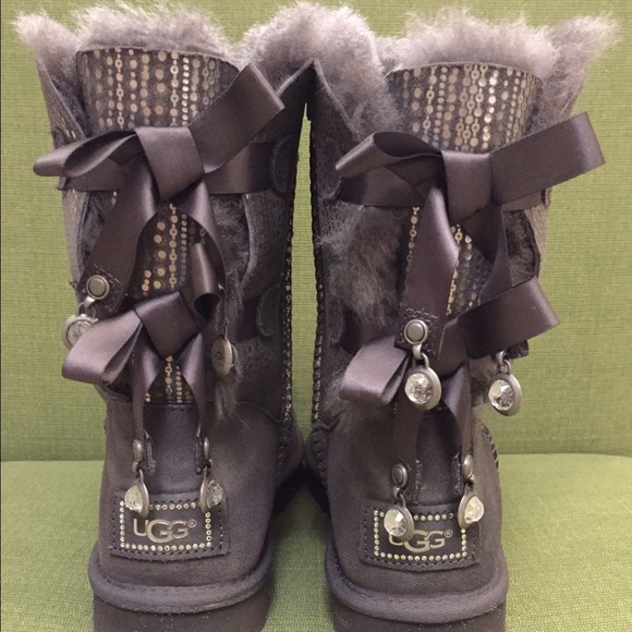 UGG Bailey bows with crystals