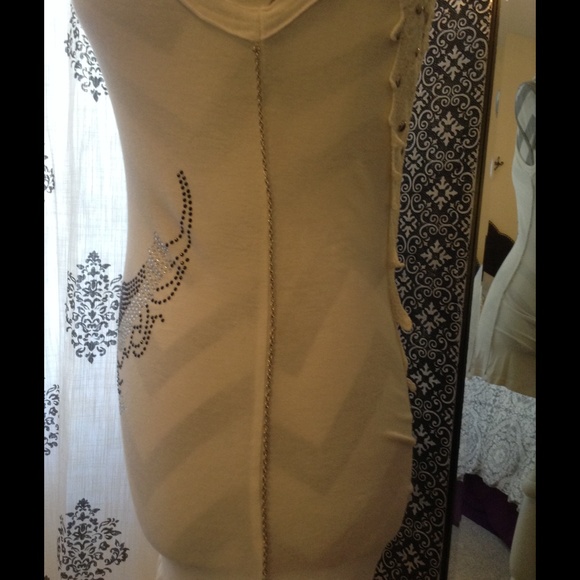 Crochet w/ grommets & eagle with crystal detail - Picture 3 of 4