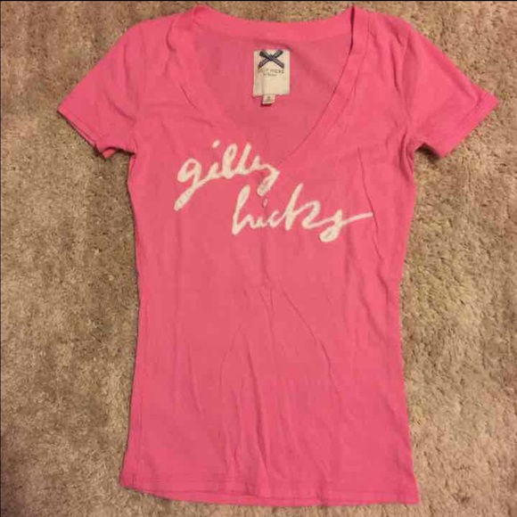 GILLY HICKS VNECK TEE - Picture 1 of 4
