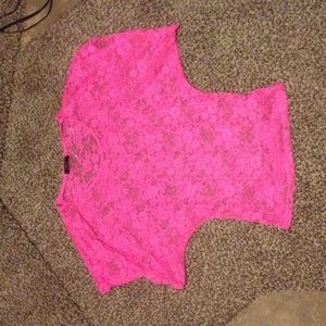 Pink Laced Overshirt