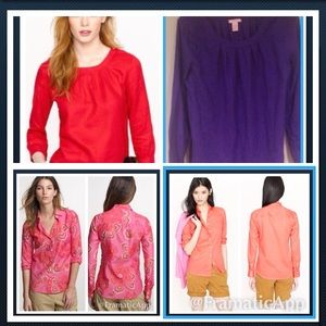 3 J. Crew tops