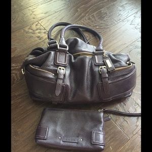 Cole Hann handbag and matching small clutch wallet