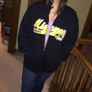 Mizzou zipped jacket