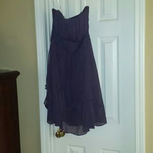 Formal Wear Knee Length Strapless Dress