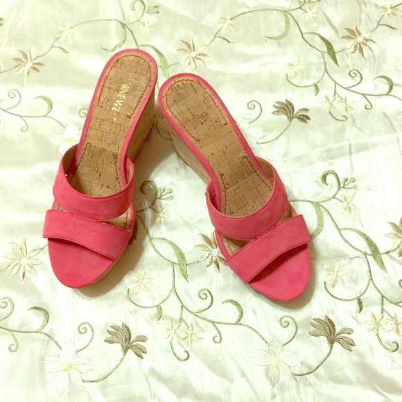 Nine West Effie Orange Wedge